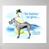 Poster Grand Dane BTG Noir (Devant)