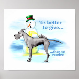 Poster Grand Dane BTG Noir