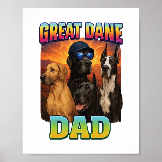 Poster Grand Danois (Devant)