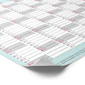 Poster Grand Danois Calendrier Message Caché 2027 (Coin)