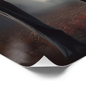 Poster Grand Danois Halloween Épouvantable (Coin)