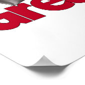 Poster Grand Danse Posé en noir (Coin)