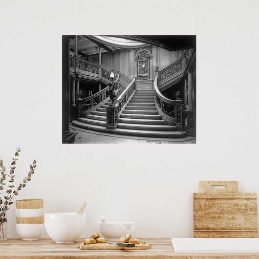 Poster Grand Escalier (Cuisine)