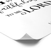 Poster GRAND EST VOTRE FOI-FULNESS Moderne Christian (Coin)