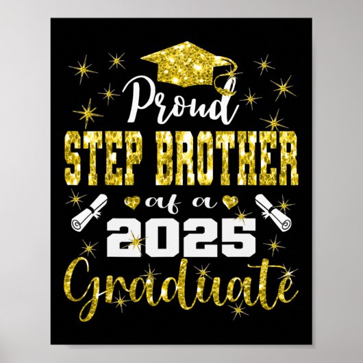 Poster Grand Fier Étape Frère De 2025 Graduate Graduati (Devant)
