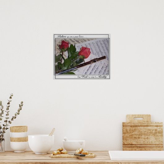 Poster Grand Flûtiste (Cuisine)