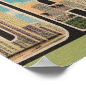 Poster Grand Forks, Dakota du Nord - Lettre grande (Coin)