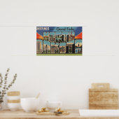 Poster Grand Forks, Dakota du Nord - Lettre grande (Cuisine)