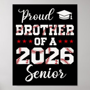 Poster Grand frère Cl de 2026 Mignon Vendre Joueur Diplôm