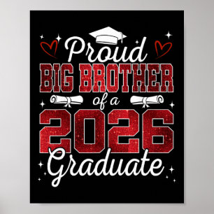 Poster Grand frère fier d'un diplômé de la promotion 2026