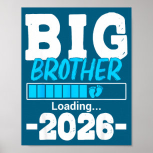 Poster Grand Frère Mignon Chargement 2026 Enfants