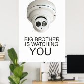Poster Grand frère vous regarde (Bureau à domicile)