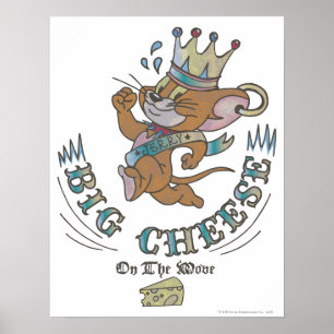 Poster Grand Fromage Jerry Sur La Lune 2
