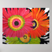 Poster Grand Gerber Daisies Imprimer (Devant)