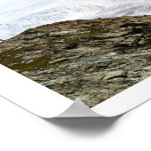 Poster Grand glacier dans les alpes suisses (Coin)