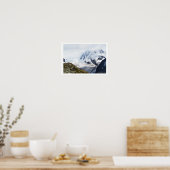 Poster Grand glacier dans les alpes suisses (Cuisine)