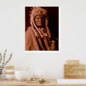 Poster Grand Homme Blanc - Cheyenne (Cuisine)