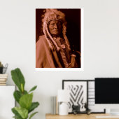 Poster Grand Homme Blanc - Cheyenne (Bureau à domicile)