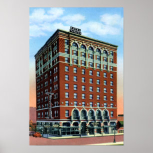 Poster Grand Island Nebraska Hotel Yancy