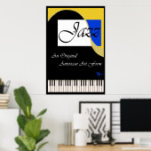 Poster Grand Jazz Piano (Thuiskantoor)