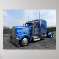 Grand Kenworth bleu W900L