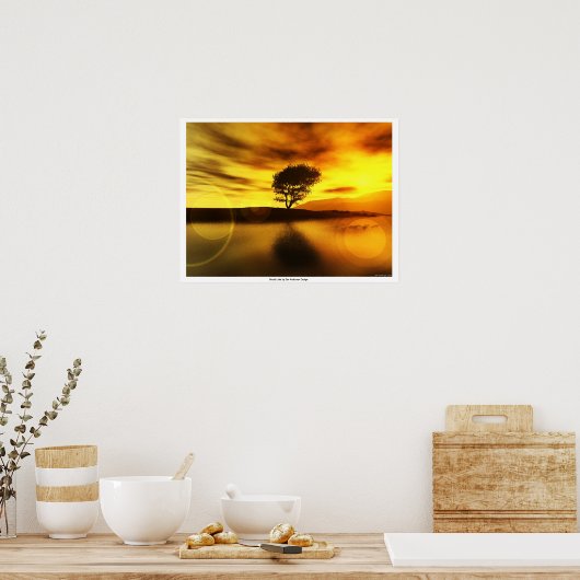 Poster Grand lac (Cuisine)