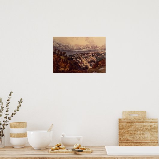 Poster Grand lac de sel, Utah (Cuisine)