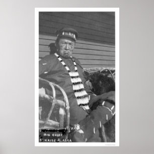 Poster Grand lever de soleil en chef Alaska 1916