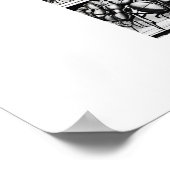 Poster Grand Manger Dans L'Affiche De La Bibliothèque (Coin)