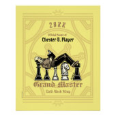 Poster Grand Master Glossy (Devant)