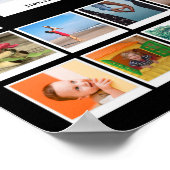 Poster Grand-mère Anniversaire Famille Photo (Coin)