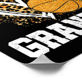 Poster Grand-mère de basket-ball Leopard Heart (Coin)