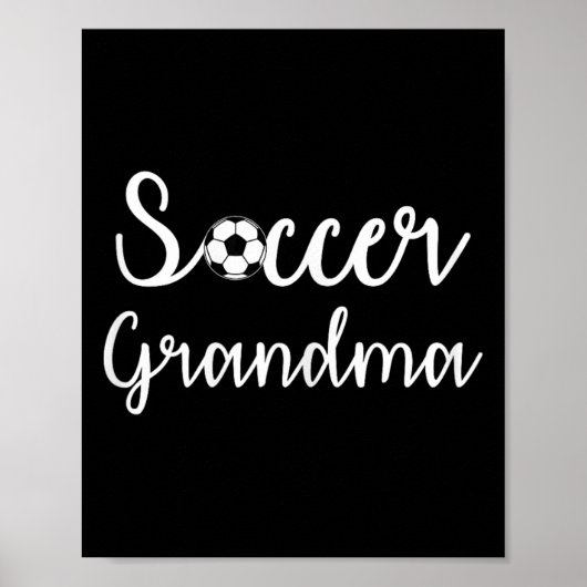 Poster Grand-mère de football (Devant)