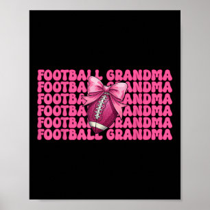 Poster Grand-mère de football américain Nana Coquette B