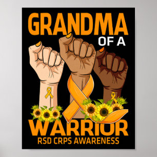 Poster Grand-Mère D'Un Guerrier Rsd Crps Sensibilisation 