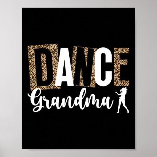 Poster Grand-Mère D'Une Danse Grand-Mère Leopard Danser (Devant)