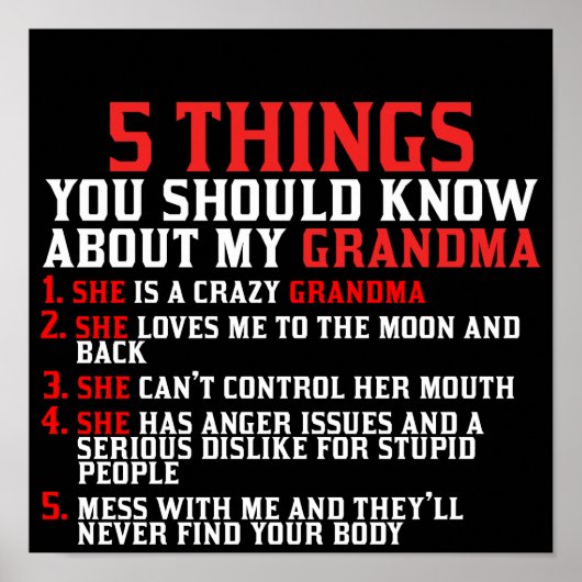 Poster Grand-mère et petits-enfants (Devant)