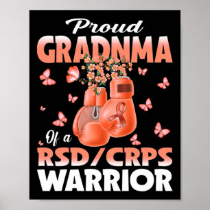 Poster Grand-Mère Fière D'Un Ccrps Rsd Boxi De Sensibilis