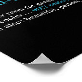 Poster Grand-mere_ Funny Definition Noun - Another Term (Coin)