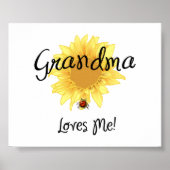 Poster Grand-mère m'aime (Devant)