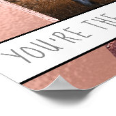 Poster Grand-mère que tout le monde veut | Rose Gold Quot (Coin)