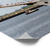 Poster Grand navire Esmeralda (Coin)