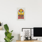 Poster Grand Oiseau | Psychedelique (Bureau à domicile)