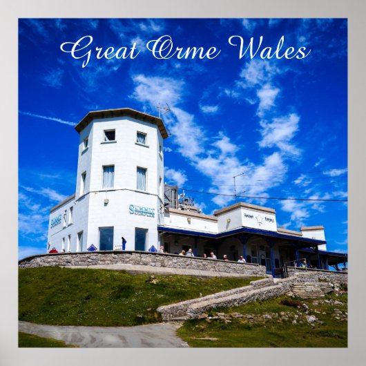 Poster Grand Orme pays de Galles. (Devant)