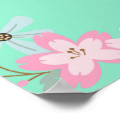 Poster Grand panneau de vente florale, panneau de vente a (Coin)