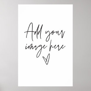 Poster Grand panneau personnalisé Mariage événement photo