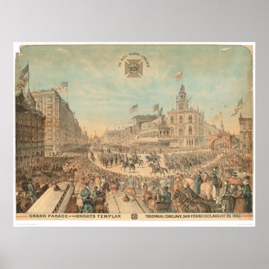 Poster Grand Parade des Templiers (1294A) (Devant)