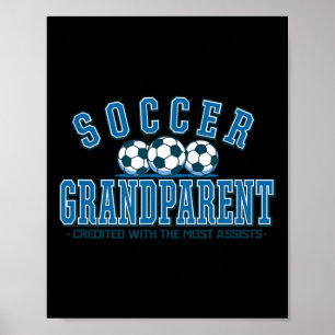 Poster Grand-parent de foot-ball crédité du plus d'ists