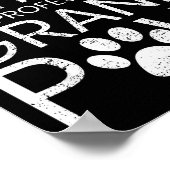 Poster Grand Paw Shirt Retired Professional Grandpaw Funn (Coin)