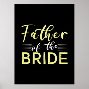 Poster Grand-père Cadeau   Père De La Mariée